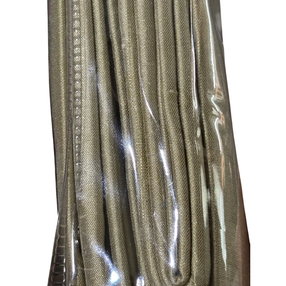 Pottery Barn Silk Dupioni Drape Sage Green 50x108 Pole Pocket Curtain Panel‎ NEW